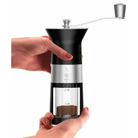 Bialetti Manuelle Kaffeemühle Edelstahl Mattschwarz