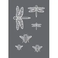 Rayher Schablone Insekten 1 St. grau