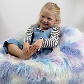 I.C.O.N. icon Sitzsack Blau, Kunststoff, 100 L, 1-Sitzer, 65x45x65 cm, Hergestellt in Deutschland, Wohnzimmer, Hocker, Sitzsäcke, Kindersitzsäcke