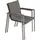 Garden Pleasure Stapelstuhl SIENNA 56 x 64 x 85 cm grau 2 St.
