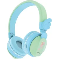 Riwbox BT05 Wings Kinderkopfhörer, kabellos, Bluetooth, Over-Ear, 85 dB/103 dB, Lautstärkeregler, faltbar, mit Mikrofon/TF-Karte - Blau