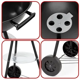 SPRINGOS Kugelgrill rot