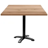 Restootab Tisch Bazila 90x90cm - Modell Eiche Delano