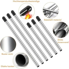 luxuskollektion Flaschenhalter 6er Set Edelstahl