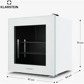 Klarstein IceAge 36 Mini-Gefrierschrank Weiß