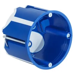 Kaiser Hohlwand-Geräte-Verbindungsdose Schallschutz D: 68mm T: 61mm blau