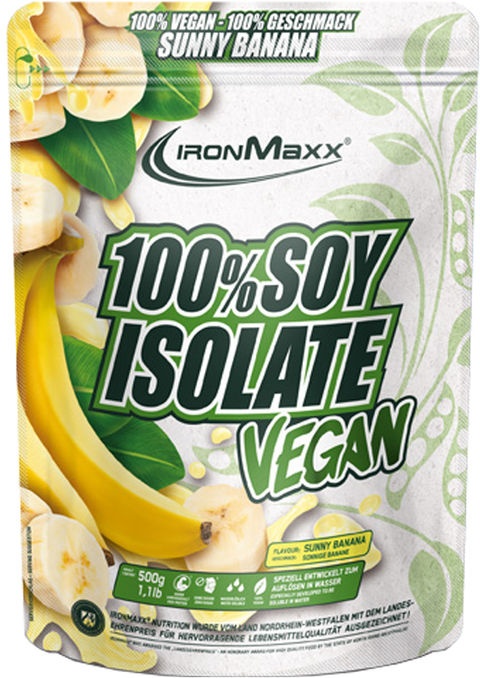 IronMaxx 100% Sojaprotein Isolate Banane