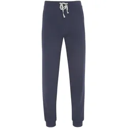 hajo Herren Homewear Hose - Jogginghose, Klima-Komfort, Stretch Cotton-Mix, uni Blau 5XL