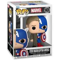Funko - POP! - Marvel Comics - Captain America/Steve Rogers: Split Vinyl