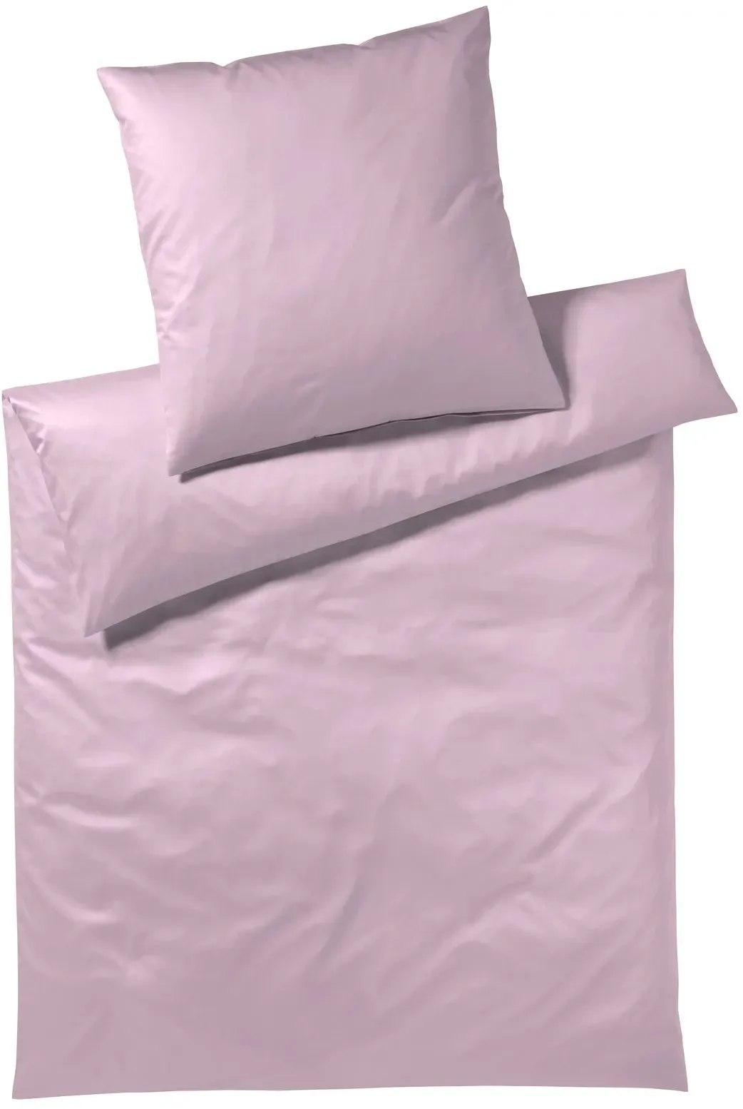 Elegante Mako-Satin Bettwäsche »Solid« Rose 6800-15  – erhältlich in 12 Größen