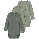 NAME IT Nbmbody 3P Ls Green Dino Noos - 0 Monate
