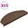 vidaXL Stufenmatte 65 x 24 cm Braun