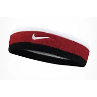 Stirnband Nike  Swoosh Headband White/University Red - Rot
