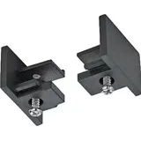 Trio Duoline Kit 2 Endkappen Schwarz