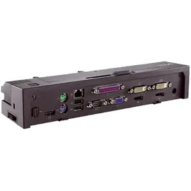 Dell E-port Advanced II 130W (Docking Port), Dockingstation + USB Hub, Schwarz