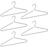 Wenko Kleiderbügel Lux silber, 5 St.
