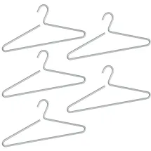 Wenko Kleiderbügel Lux silber, 5 St.
