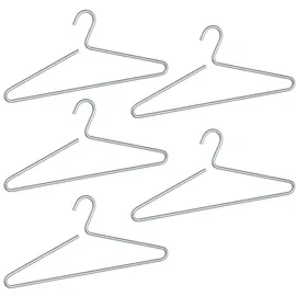 Wenko Kleiderbügel Lux silber, 5 St.
