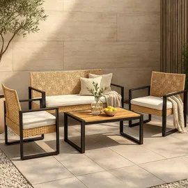 casa.pro Gartenmöbelset Calciano 4-tlg.