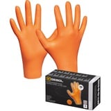 Gebol Einweghandschuhe Orange Nitril Ultra Grip Größe M | 50 Stück