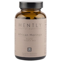 Mently African Moringa mit Kupfer & Vitamin B12 60 St Kapseln