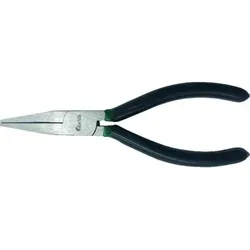 Langbeckzange poliert 160mm flache Backen Kunststoffgriffe