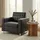 MCW Sessel Pori Textil 89 x 82 x 75 cm Schwarz mit Rollen