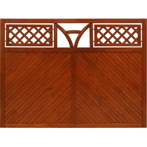 Andrewex Vorgartenzaun 180 x 135 cm Teak