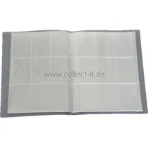 laboxã bonbonsbylaconfiseriemelunaise Leerer Ordner - 32 Seiten (576 Karten) - Ideal zum Sammeln von Fotos/Karten - Farbe Neutral - Schwarz