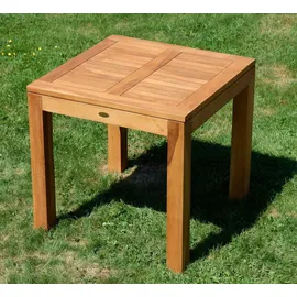 ASS Altenburger Wuchtiger Gartentisch 80 x 80 x 79 cm Braun