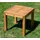 ASS Altenburger Wuchtiger Gartentisch 80 x 80 x 79 cm Braun