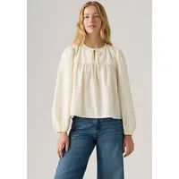 Levi's Levi's® Klassische Bluse JOSEPHINE LS HOLI mit elastischem Bund weiß S (36)