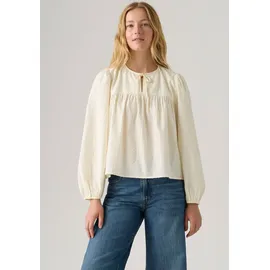 Levi's Levi's® Klassische Bluse JOSEPHINE LS HOLI mit elastischem Bund weiß S (36)