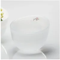 SANDRA RICH Glasschale Alabaster rund weiß 13 cm von
