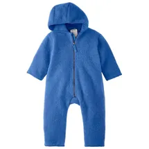 hessnatur Overall Wollfleece aus reiner Bio-Merinowolle (1-tlg) blau 50/56