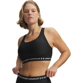 Under Armour Crossback Mid Bra Schwarz/Weiß XL
