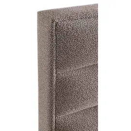 aea Bett mit Matratze Moderner Stil Braun Bett mit Stauraum Stoffbezug - Braun