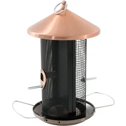 Futtersäule Kupfer doppelNüsse und Mischfutter