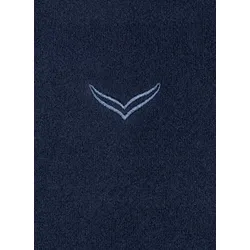 Tagesdecke TRIGEMA "TRIGEMA Fleecedecke", blau (navy), Polyester, Tagesdecken