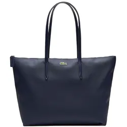 LACOSTE Damen Handtasche - L1212 Core Essentials Shopping Bag, 30x34x14cm (HxBxT) Dunkelblau