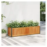 vidaXL Pflanzkübel 110 x 30 x 27,5 cm Braun