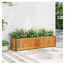 vidaXL Pflanzkübel 110 x 30 x 27,5 cm Braun