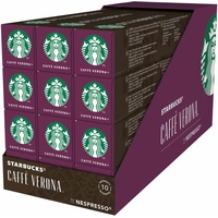 Starbucks Caffè Verona Kaffee 12er Dark Roast Nespresso kompatibel 120 Kapseln