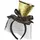 w widmann milano party fashion - Haarreif Mini Zylinder Glitter