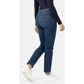 Stooker Women 5-Pocket-Jeans STOOKER WOMEN "Zermatt Denim Straight Fit Jeans", Damen, Gr. 40, Länge 28, blau (tiefblau), Denim/Jeans, 98% Baumwolle, 2% Elasthan, straight fit lang, Jeans 5-Pocket-Jeans, Straight Fit Casual Clean Wash Denim Jeans für Damen