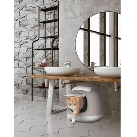 United Pets Katzentoilette Minù 40 x 50 cm Grün/Weiß