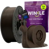 winkle feed your printer WINKLE PLA HD Filamentspule 1,75 mm 1 kg Ebenholzbraun