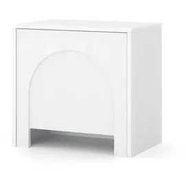 MID.YOU Nachtschrank Arco 50 x 35 x 49 cm Weiß