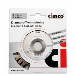 Cimco 208716, Schleifscheibe, Beton, Stein, Diamond, Weiß, Rund, 2,22 cm