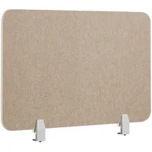Beliani Schreibtischtrennwand SPLIT 80 x 50 cm Beige